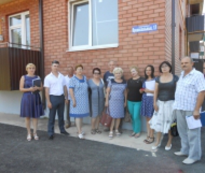 Рабочая поездка представителя Центра общественного контроля в сфере ЖКХ в город Апшеронск по вопросам переселения граждан из аварийного жилья
